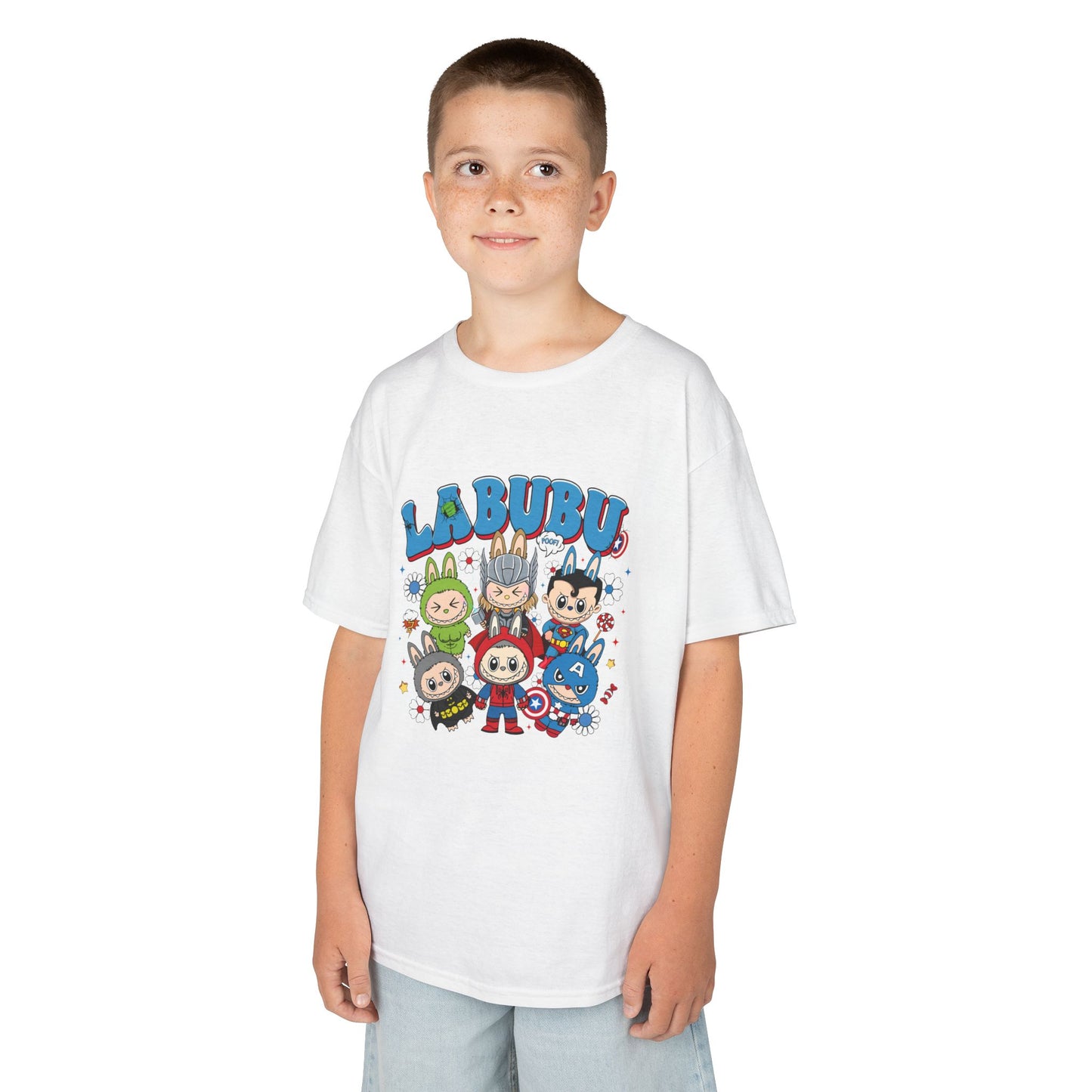 Kids Graphic Tee featuring LABUBU Characters, Fun Shirt for Boys and Girls, Birthday Gift, Playtime Outfit, Unisex Kids Clothing