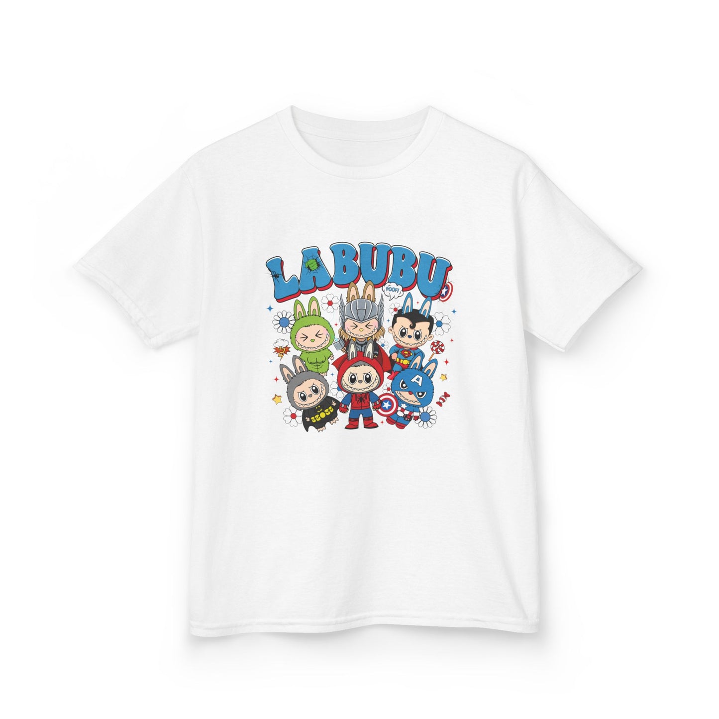 Kids Graphic Tee featuring LABUBU Characters, Fun Shirt for Boys and Girls, Birthday Gift, Playtime Outfit, Unisex Kids Clothing