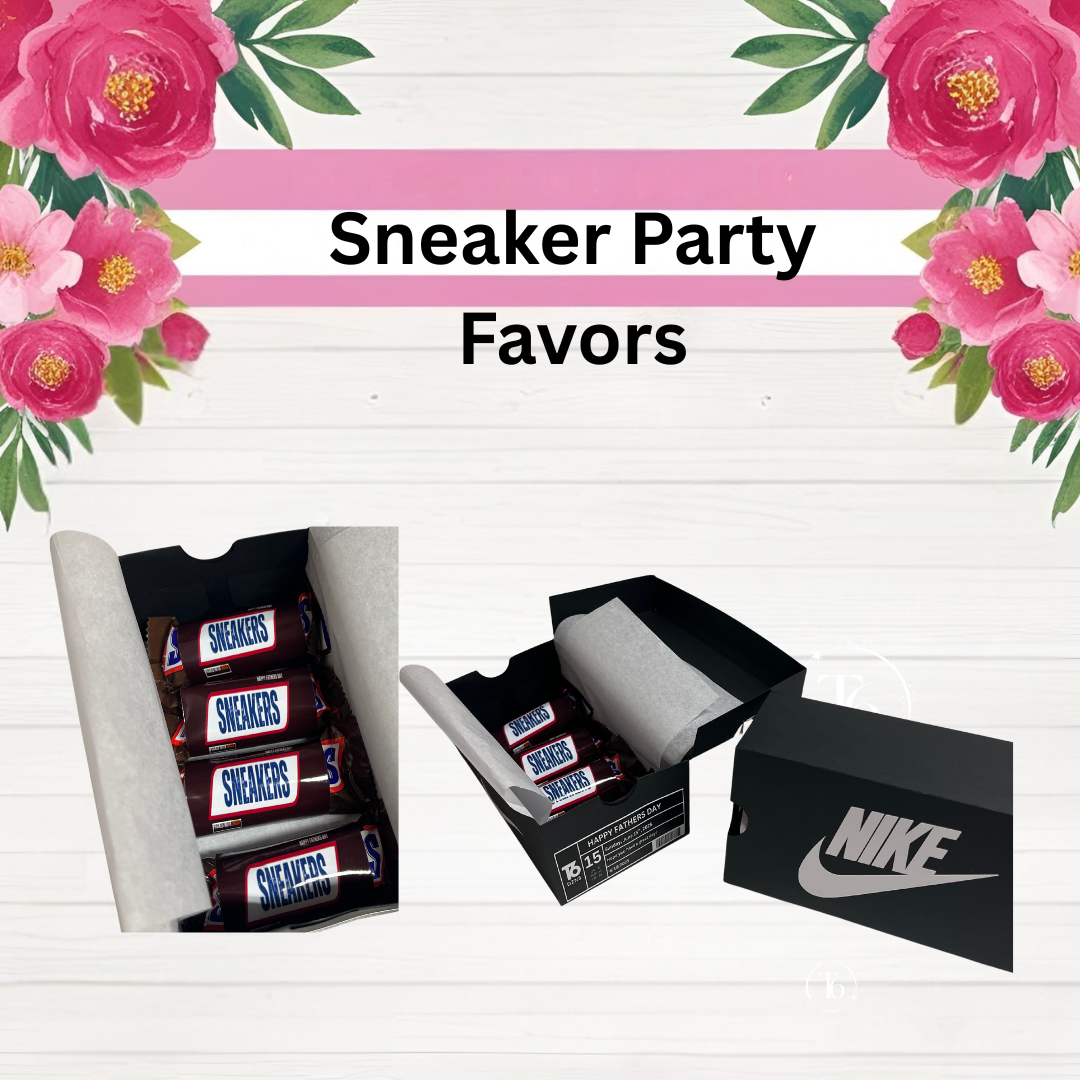 Shoe Box SNEAKER Party Favor -  FILLED