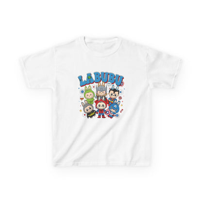 Kids Graphic Tee featuring LABUBU Characters, Fun Shirt for Boys and Girls, Birthday Gift, Playtime Outfit, Unisex Kids Clothing