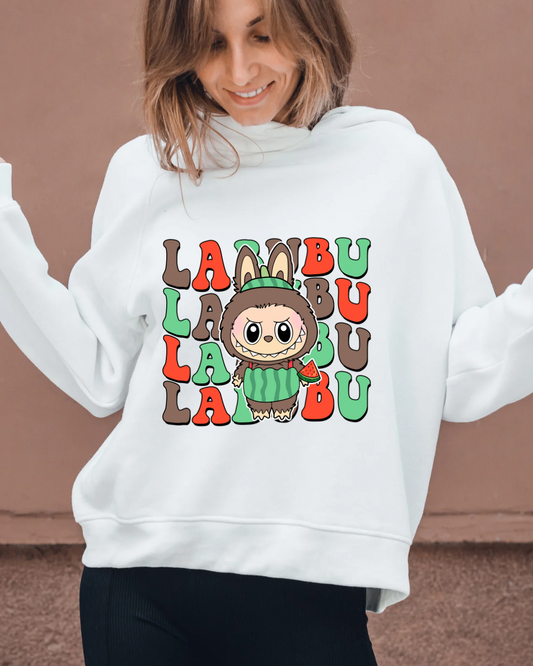 ADULT EXTENDED SIZES Labubu-inspired Hoodie Sweatshirt – Cozy, Quirky & Collectible