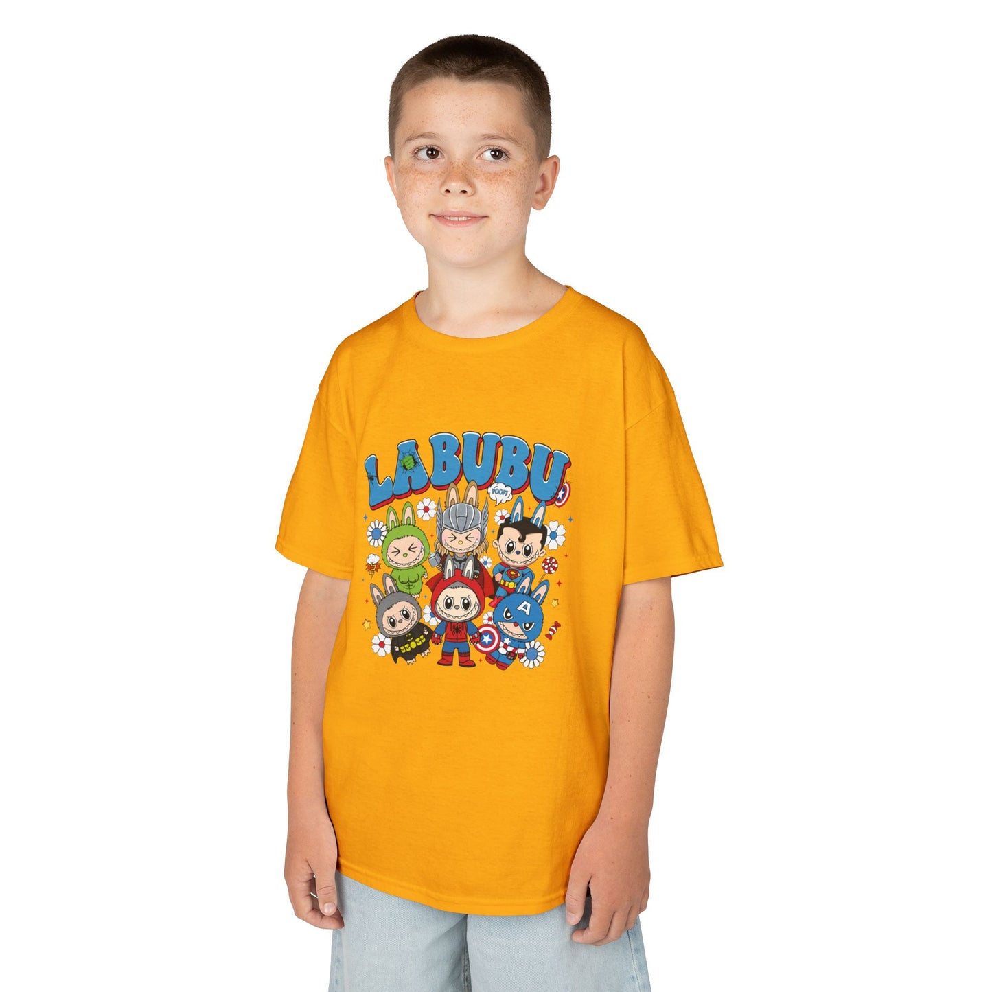 Kids Graphic Tee featuring LABUBU Characters, Fun Shirt for Boys and Girls, Birthday Gift, Playtime Outfit, Unisex Kids Clothing