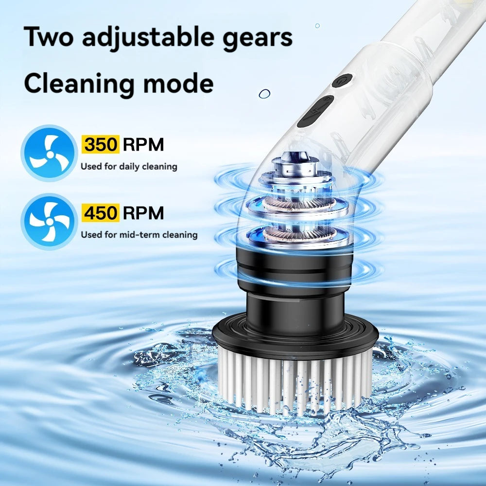 9-in-1 Electric Cleaning Brush – Powerful, Cordless & Built for Every Surface! 🧼⚡
