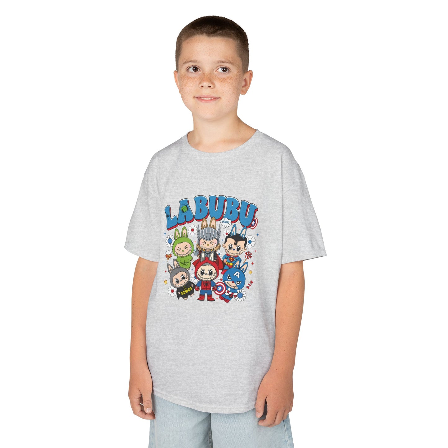 Kids Graphic Tee featuring LABUBU Characters, Fun Shirt for Boys and Girls, Birthday Gift, Playtime Outfit, Unisex Kids Clothing