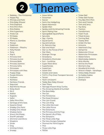 Personalized Party Favors – Custom Snack Labels or Filled Treats for Birthdays, Baby Showers, Weddings & Events