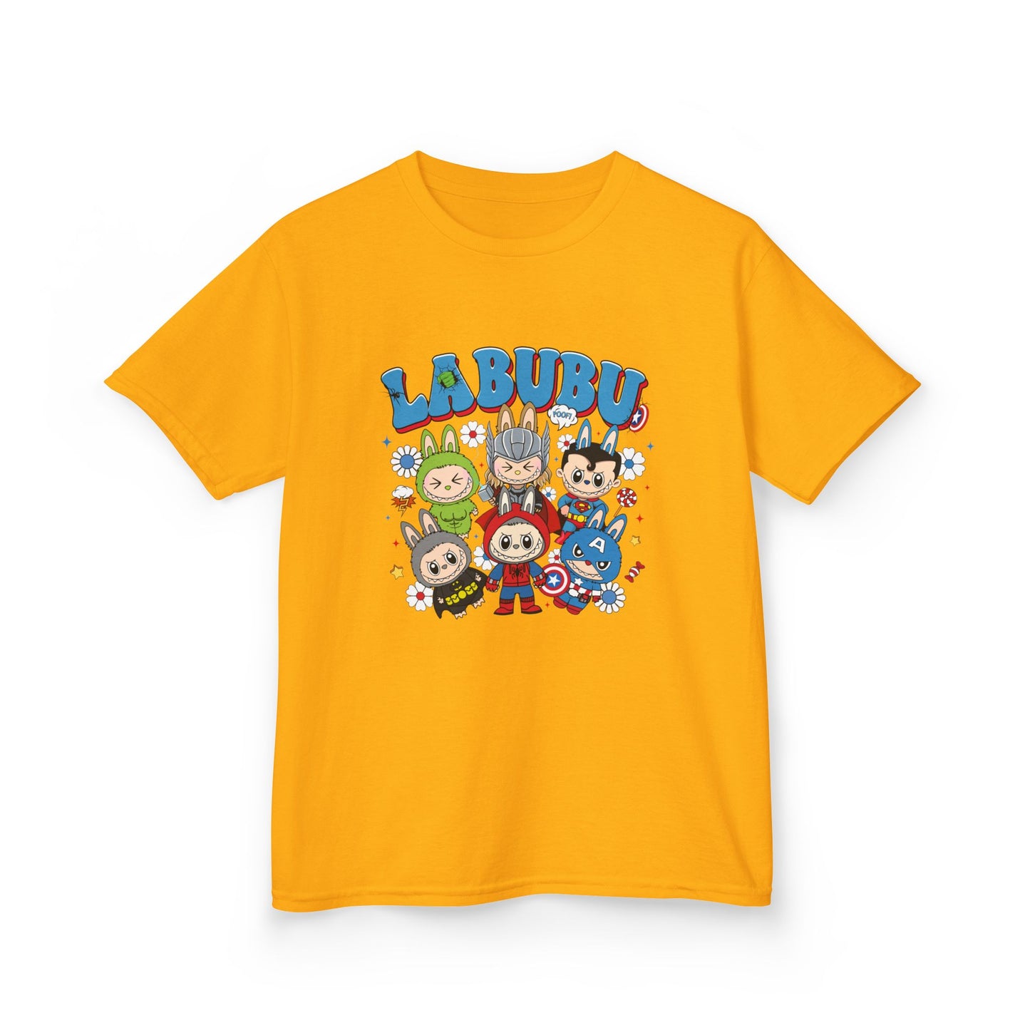 Kids Graphic Tee featuring LABUBU Characters, Fun Shirt for Boys and Girls, Birthday Gift, Playtime Outfit, Unisex Kids Clothing