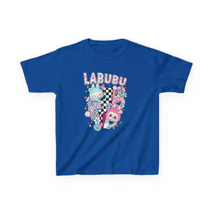 Kids T-Shirt Pastel Labubu and Black and White Design