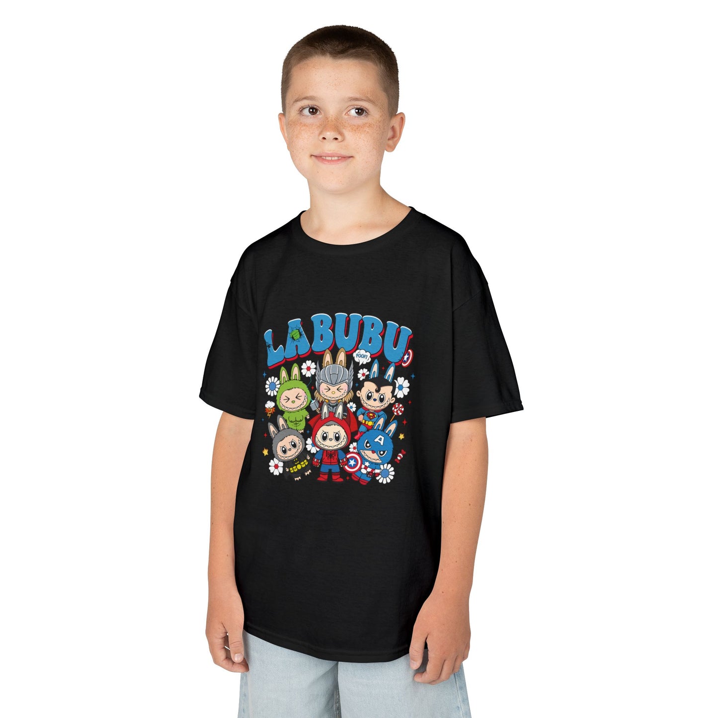Kids Graphic Tee featuring LABUBU Characters, Fun Shirt for Boys and Girls, Birthday Gift, Playtime Outfit, Unisex Kids Clothing