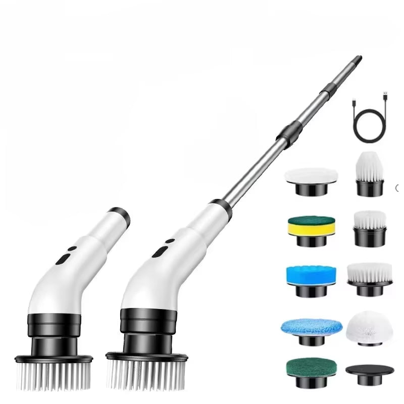 9-in-1 Electric Cleaning Brush – Powerful, Cordless & Built for Every Surface! 🧼⚡