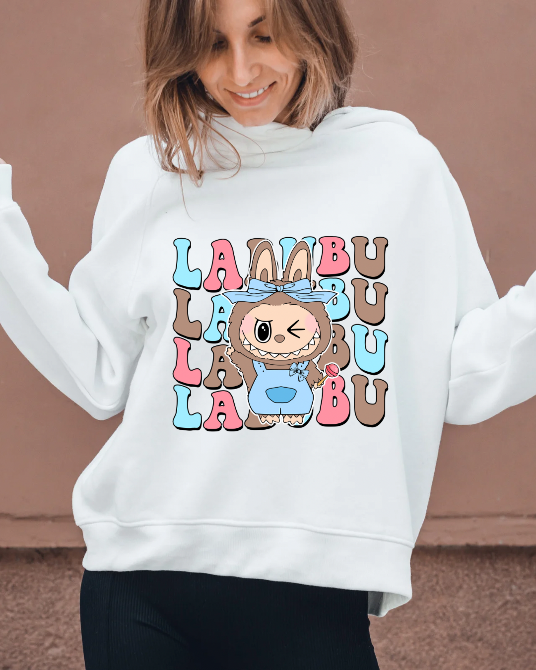 KIDS Labubu-inspired Hoodie Sweatshirt – Cozy, Quirky & Collectible