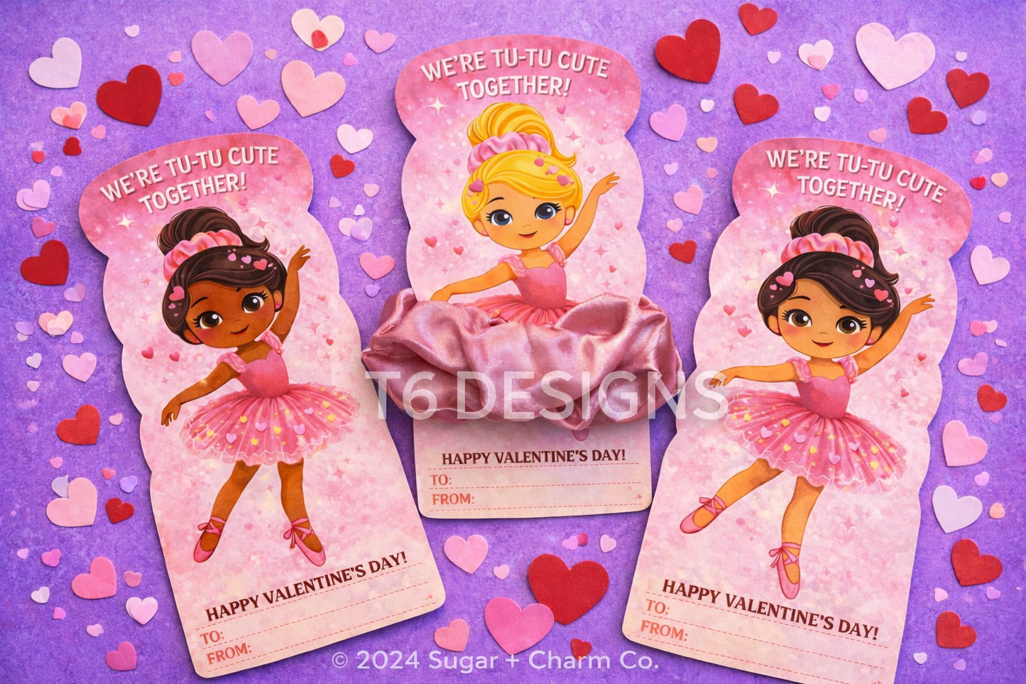 Ballerina Scrunchie Party Favor (Physical Product)