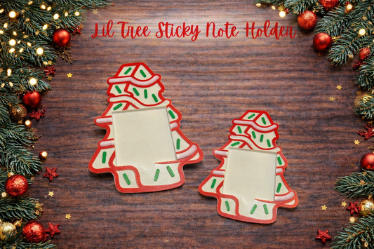 🎄 Little Debbie–Inspired Christmas Tree Sticky Note Holder