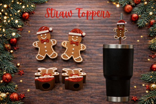 Gingy Straw Toppers
