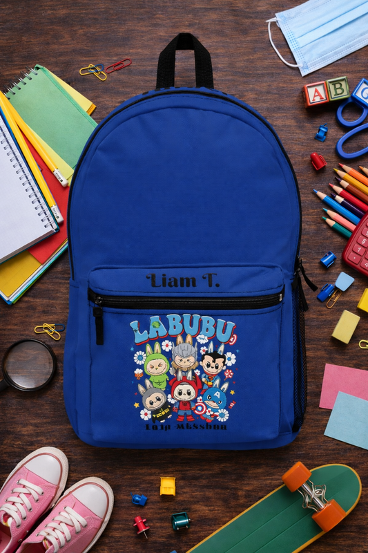 🎒 Boys' Personalized Labubu Backpack – Adventure-Ready & Totally Unique! 🦊