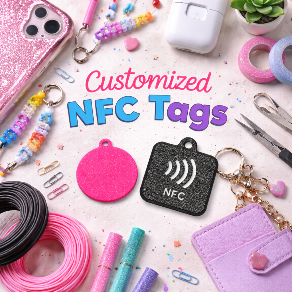 Link in a Blink – 3D Printed NFC Keychain for Small Biz Bosses