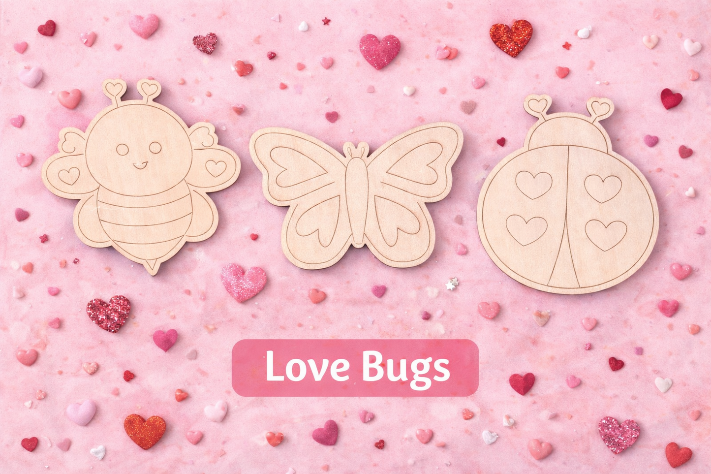 DIY Valentine Paint Kits Classroom Packs