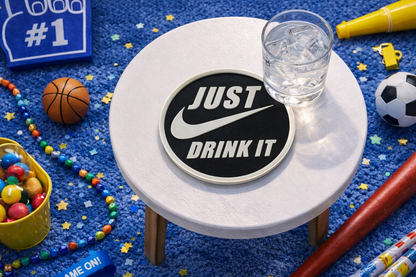 Swoosh-Inspired 3D Printed Desk Coasters – Bold Style, Everyday Function