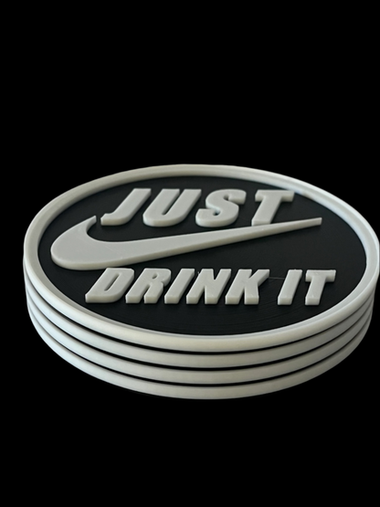 Swoosh-Inspired 3D Printed Desk Coasters – Bold Style, Everyday Function