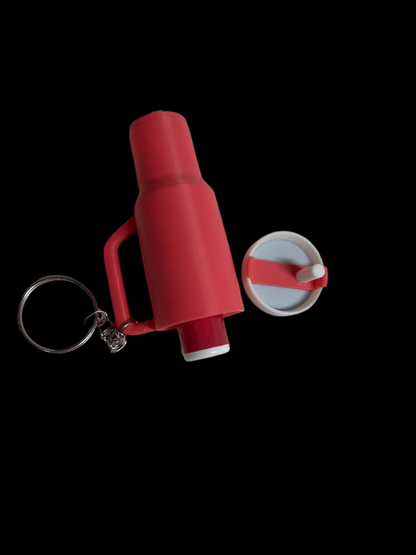 Stanley-Inspired 3D Printed Chapstick Keychain Holder – Travel-Ready, Stylish & Secure