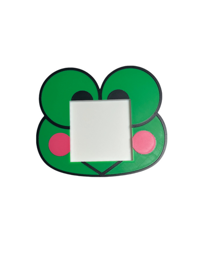 Keroppi-Inspired Sticky Note Holder – Cute, Quirky, and Desk-Ready!