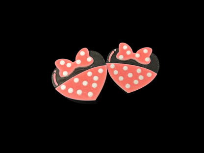 3D Printed Girl Mouse Straw Toppers