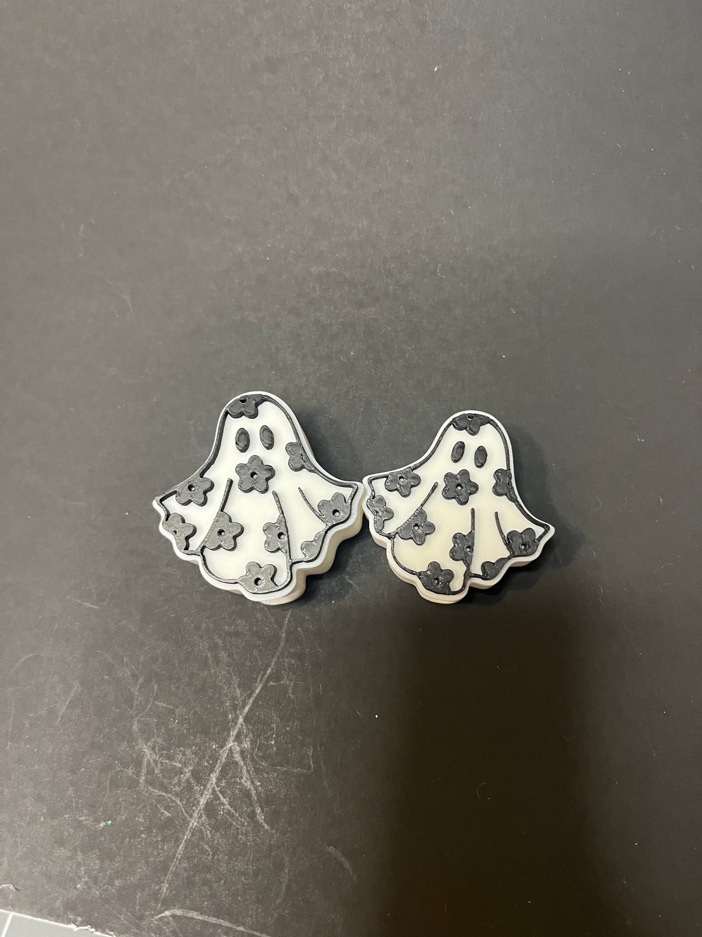 3D Printed Ghost Straw Toppers