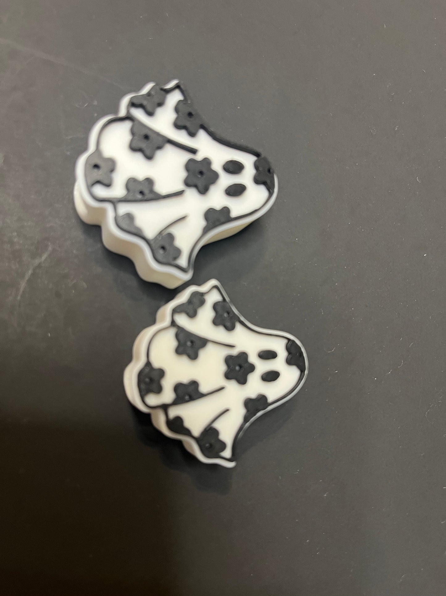 3D Printed Ghost Straw Toppers