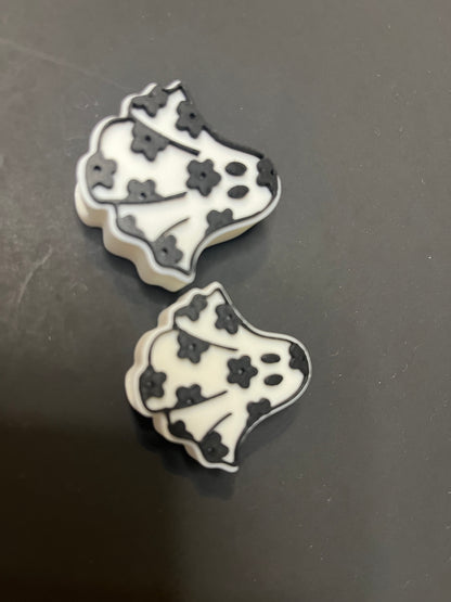 3D Printed Ghost Straw Toppers