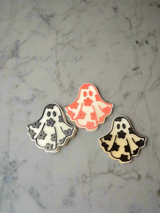 3D Printed Ghost Straw Toppers