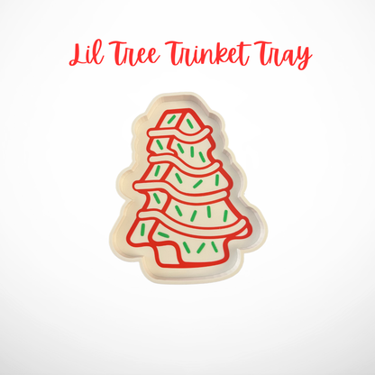 🎄Little Debbie Inspired Christmas Tree Trinket Tray