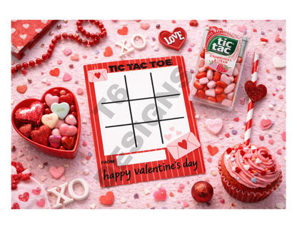 Tic Tac Toe Valentine Digital Download