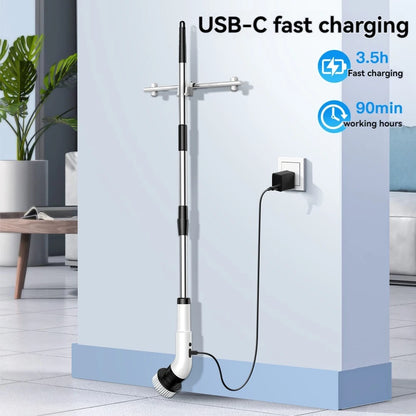 9-in-1 Electric Cleaning Brush – Powerful, Cordless & Built for Every Surface! 🧼⚡
